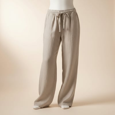 Mes Anges Relaxed Fit Linen Pants