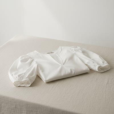 Mes Anges French Puff Sleeve Shirt