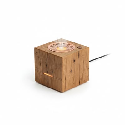 Rustic Wooden Electronic Scent Dispenser Decor