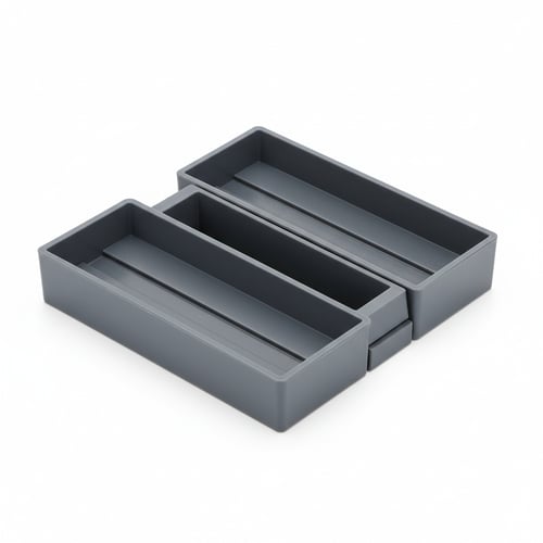 Mahjong Tile Holders Four-Piece Set Sturdy Plastic Construction