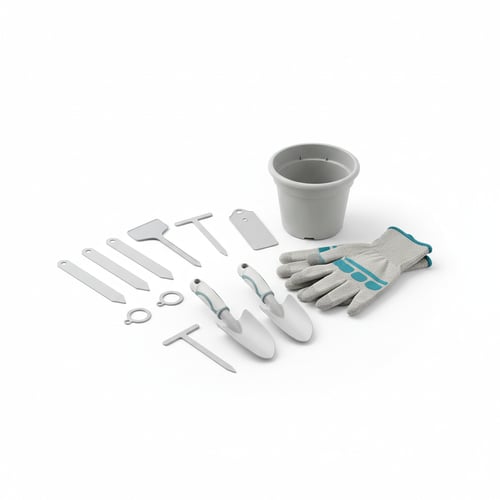 Durable Plastic Plant Labels and Markers for Garden Organization