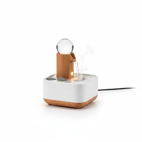 USB-Powered Mini Fountain Desk Decoration with Soothing Water Flow