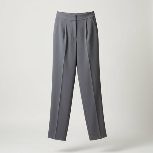 Mes Anges High-Waist Straight Leg Trousers