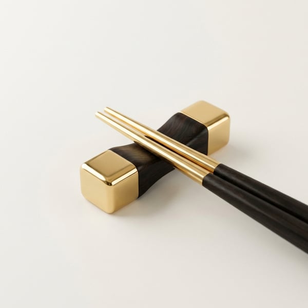 Gold Detail Chopstick Rest