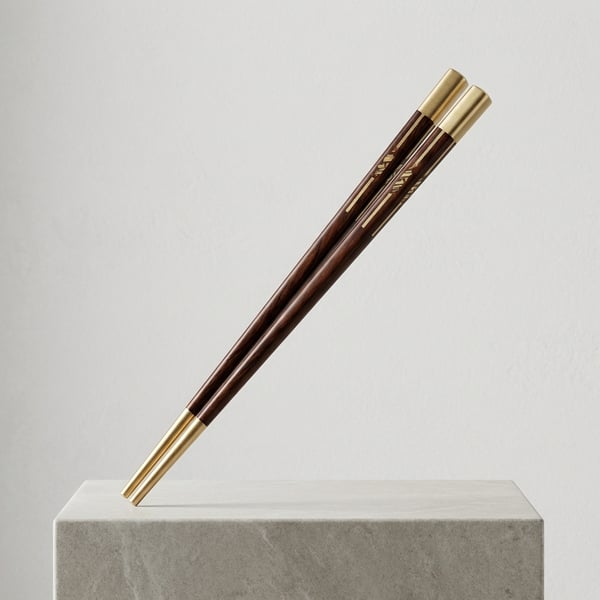 Gold Accent Chopsticks