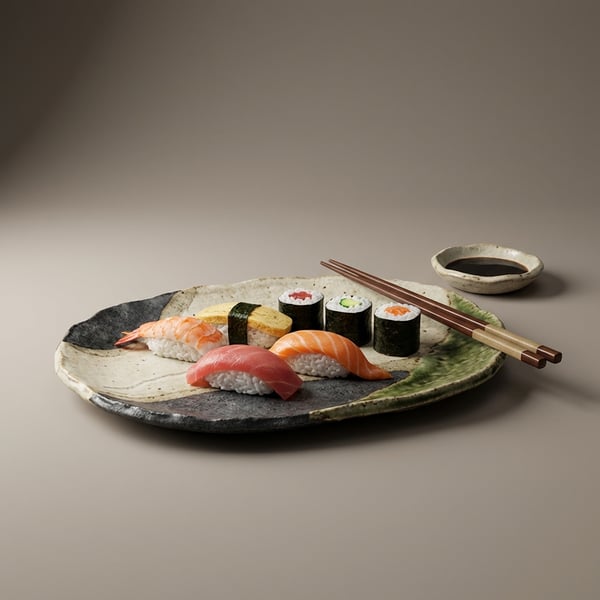 Ceramic Sushi Plate