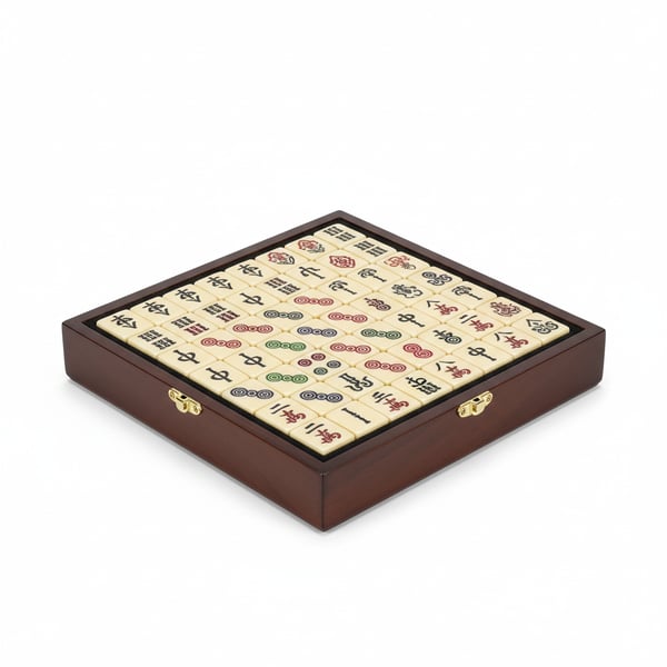 American Mahjong League Approved Set with Numbered Flowers and Jokers