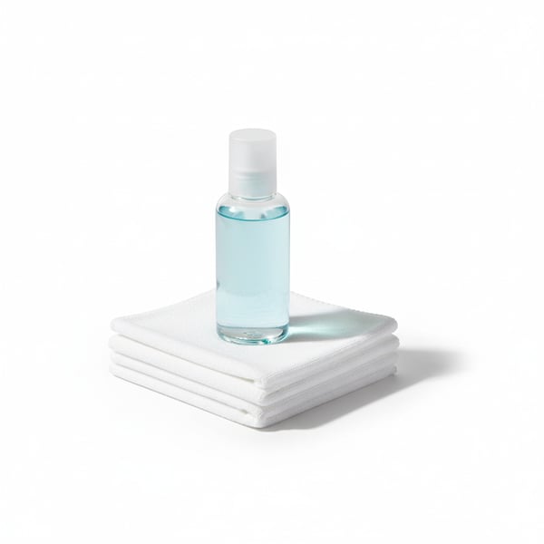 Mahjong Tile Cleaning Kit Gentle Solution and Soft Cloths