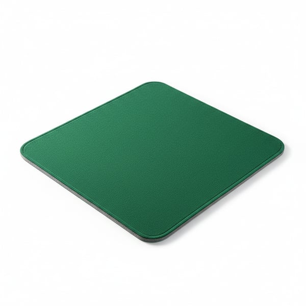 Compact Mahjong Tabletop Mat Anti-Slip Felt Surface Green