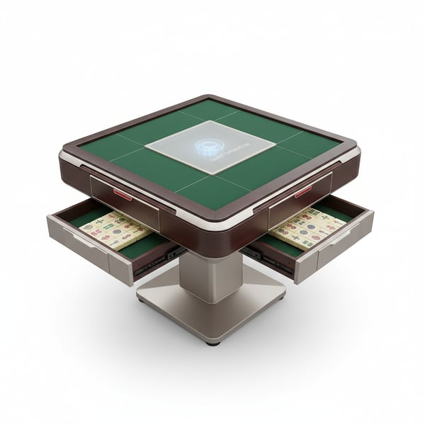 Deluxe Automatic Mahjong Table Quiet Operation Tile Shuffling Function