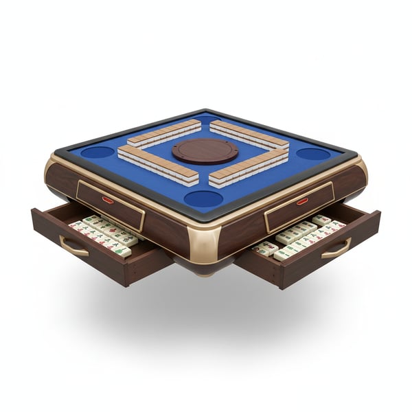 Automatic Mahjong Table High-Speed Shuffling Integrated Tile Storage