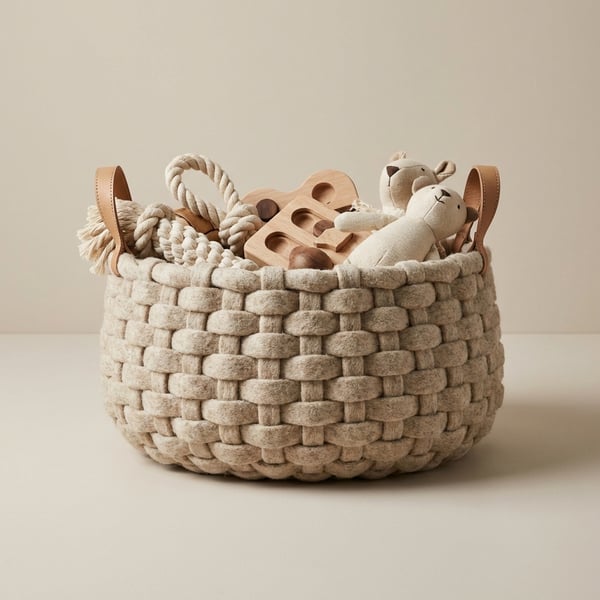 Pet Toy Storage Basket
