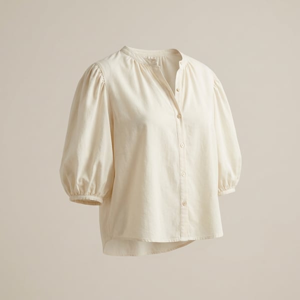 Puff Sleeve Casual Blouse