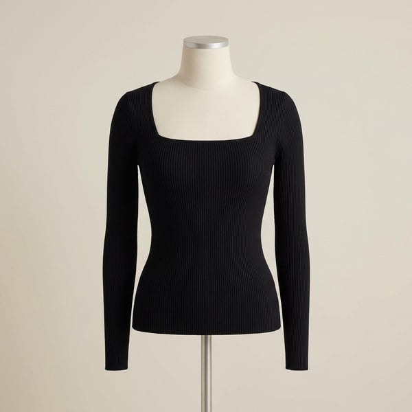 Square Neck Stretch Top