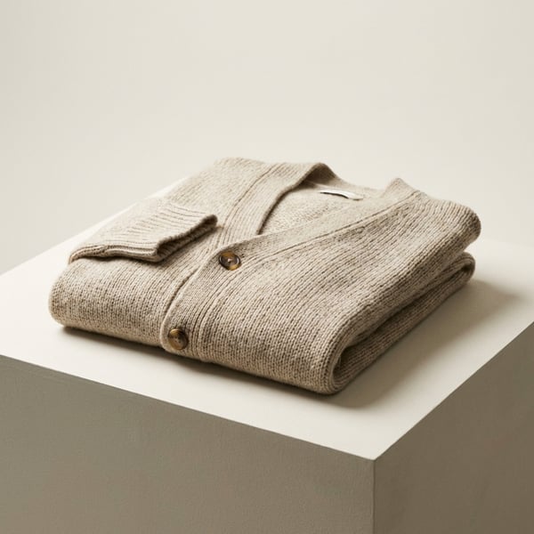 Knit Button-Up Cardigan