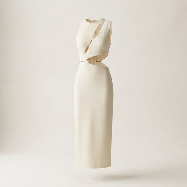 Cut-Out Detail Dress