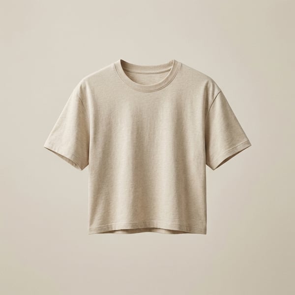 Cropped Basic T-Shirt