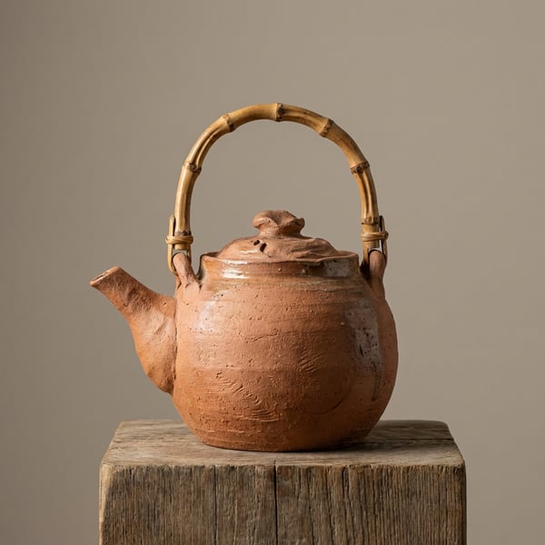 Handcrafted Clay Teapot