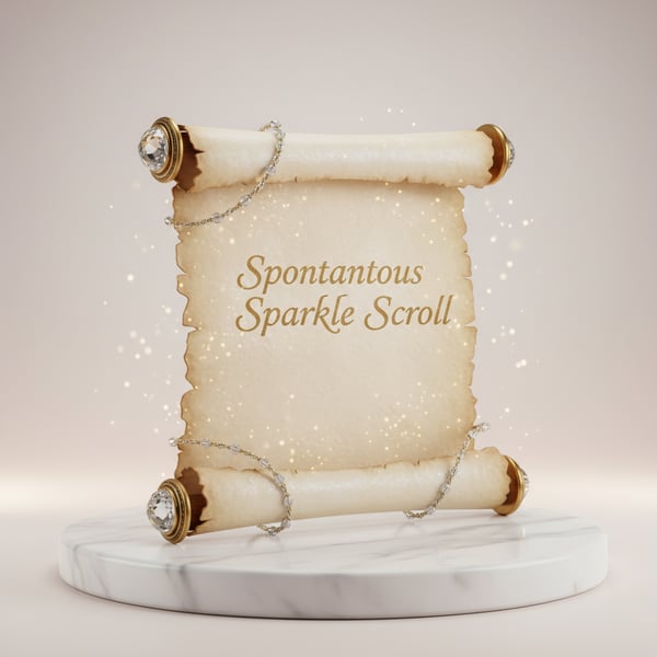 Spontaneous Sparkle Scroll
