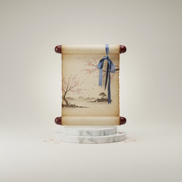 Serene Remembrance Scroll