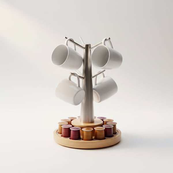 Radiant Mug Tree & Coffee Pod Stand