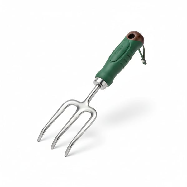 Heavy Duty Garden Hand Fork with Comfortable Grip