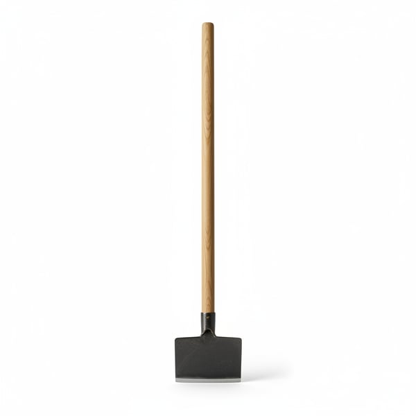 Heavy Duty Carbon Steel Garden Hoe with Long Wooden Handle