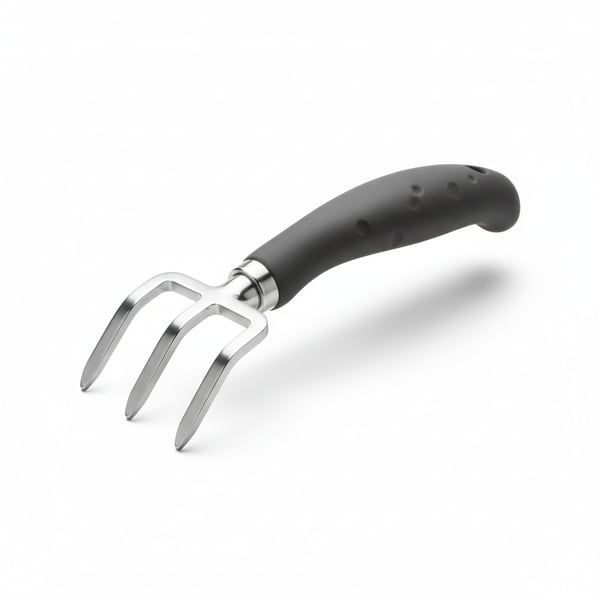 Ergonomic Hand Cultivator with Soft-Touch Handle for Weeding