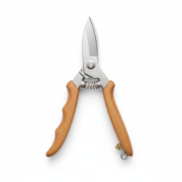 Precision Garden Shears for Herb Harvesting and Deadheading