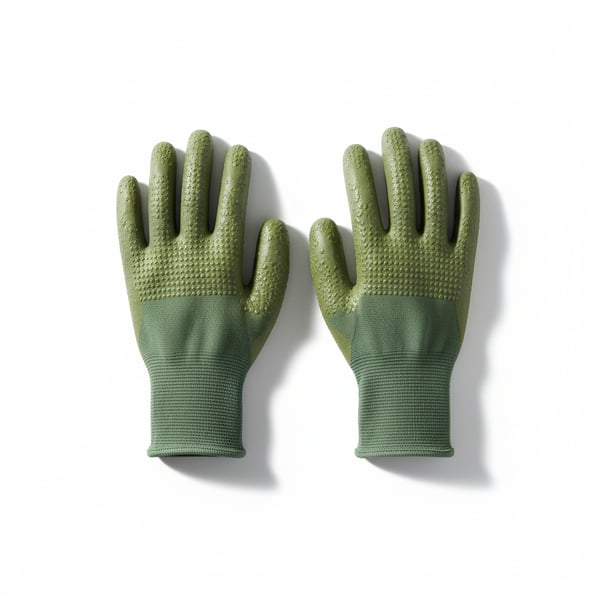 Flexible Latex Coated Garden Gloves for Weeding and Planting