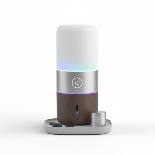 Smart LED Bedside Lamp with Touch Control and RGB Colors