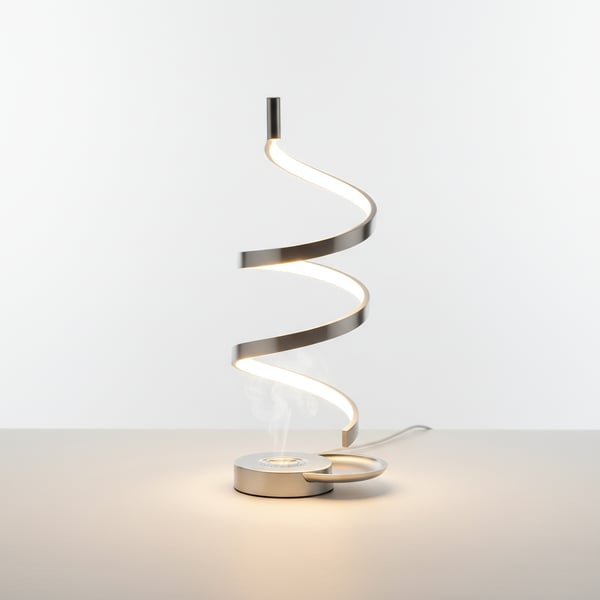 Artistic Metal Spiral LED Desk Lamp Eye-Caring Light