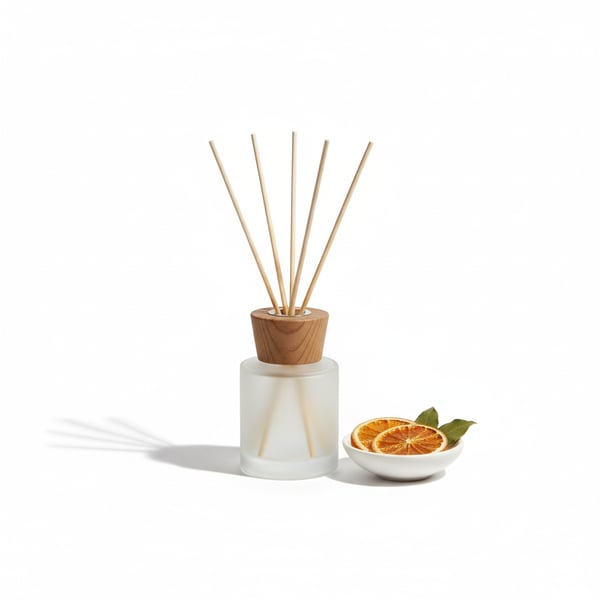 Minimalist Reed Diffuser Set with Refreshing Citrus Scent