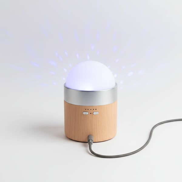 USB Powered Star Projector Night Light for Bedroom Ambiance