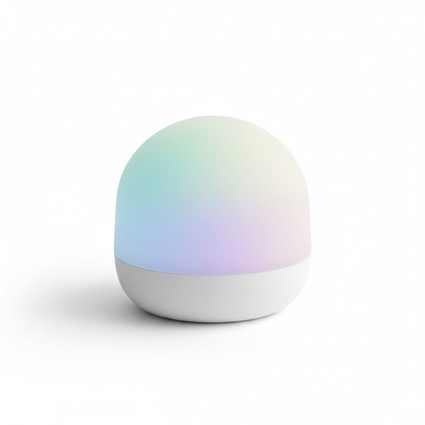 Portable Mini LED Night Light with Gentle Color Cycle