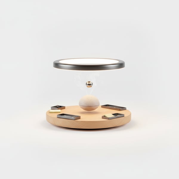 Creative Magnetic Levitating Desk Lamp Unique Floating Light