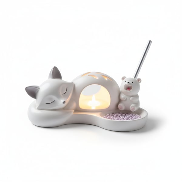 Cute Resin Animal Figurine for Office or Bookshelf Decor
