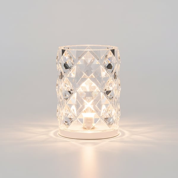 Decorative Acrylic Crystal Diamond Table Lamp Warm White