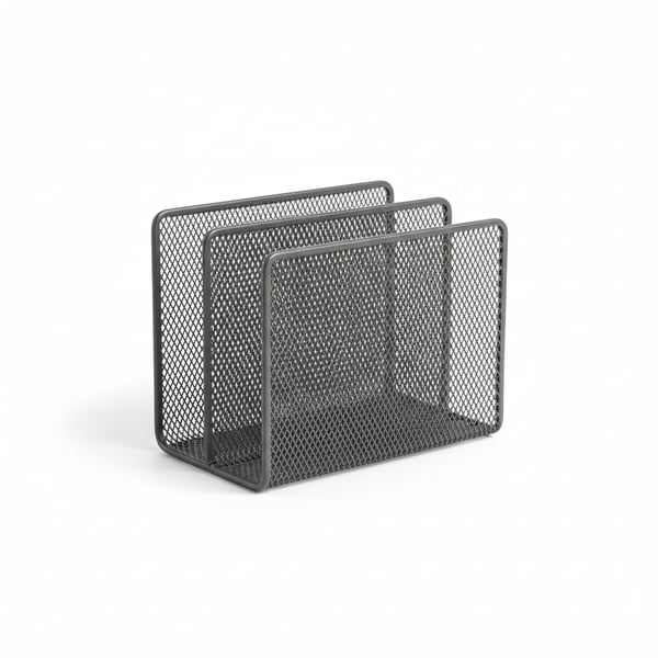Modern Mesh Metal Document Holder for File Storage