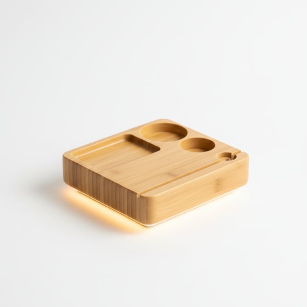 Eco-Friendly Bamboo Desk Organizer for Office Essentials