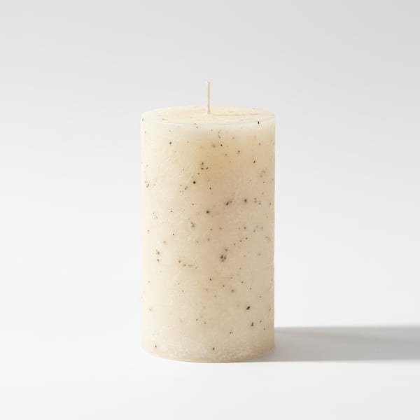 Luxury Scented Pillar Candle Vanilla Bean and Sandalwood