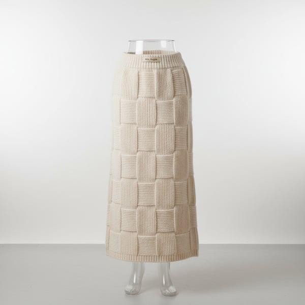 Mes Anges Textured Knit Skirt