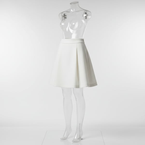 Mes Anges High-Waist A-Line Mini Skirt