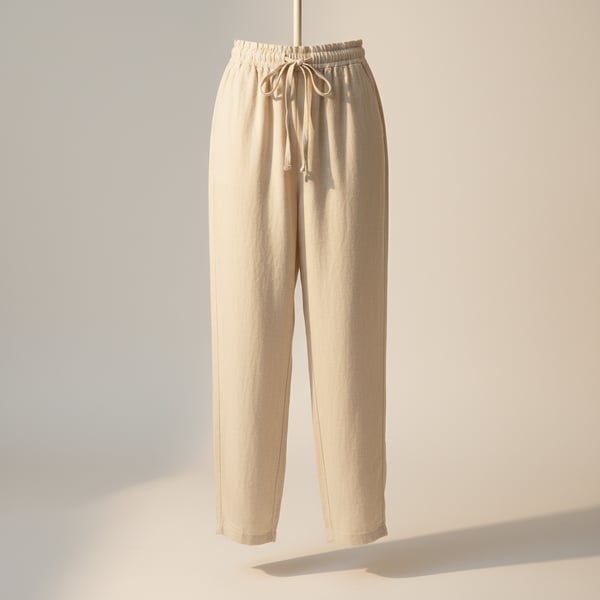 Mes Anges Elastic Waist Casual Pants