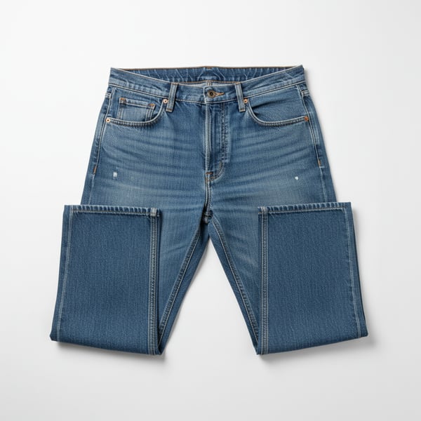 Mes Anges Vintage Wash Straight Jeans