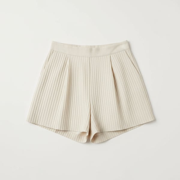 Mes Anges High-Waist Pleated Shorts