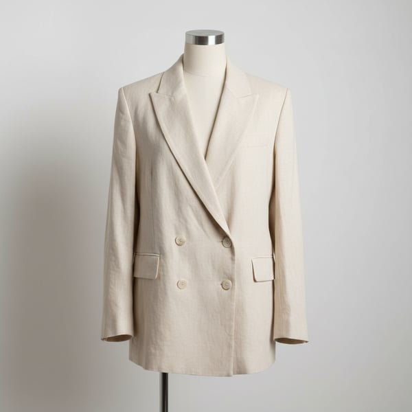 Mes Anges Relaxed Double-Breasted Blazer