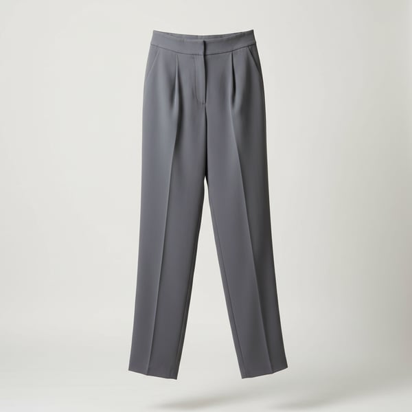 Mes Anges High-Waist Straight Leg Trousers