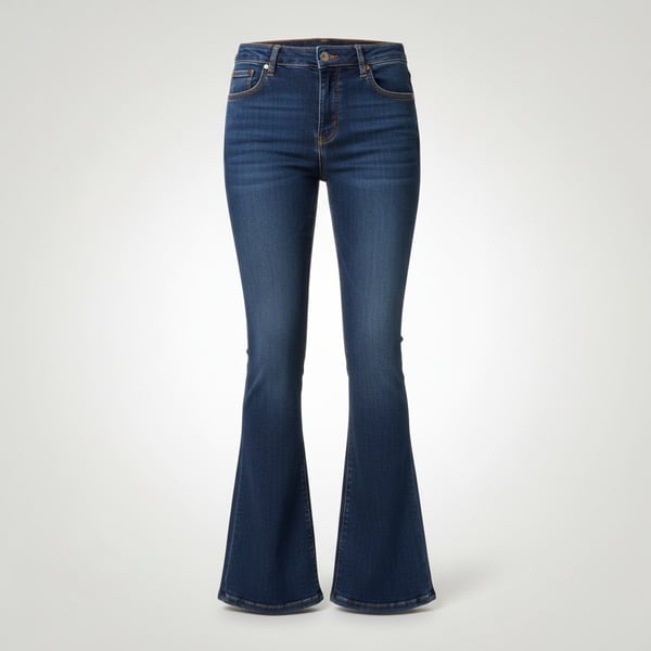 Mes Anges Flared Stretch Denim Jeans