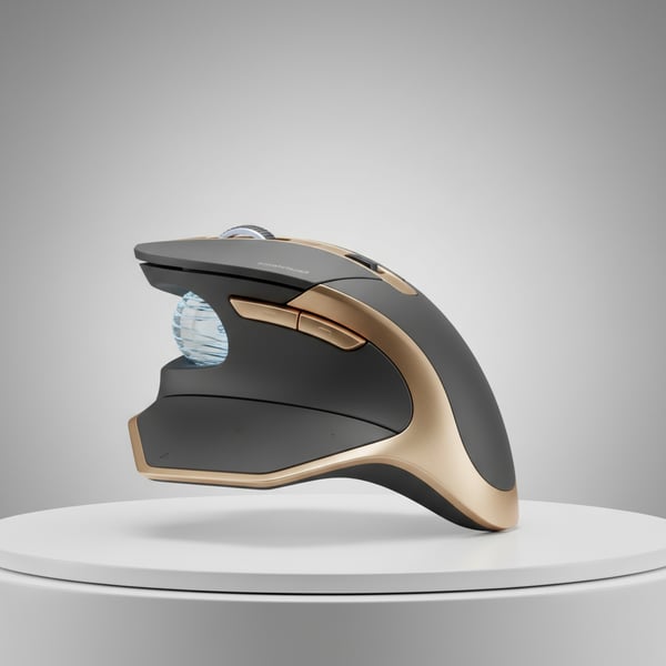 "KineticScroll Ergonomic Mouse",